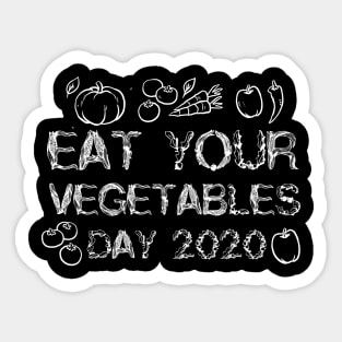 Eat Your Vegetable Day 2020 Sticker
